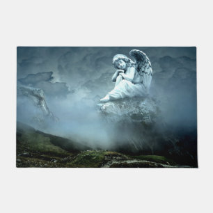 Mystischer Engel auf der Mat Fußmatte