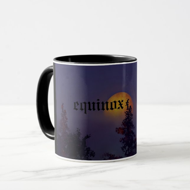 Mystischer Fall Equinox Tasse (Vorderseite Links)