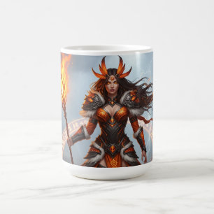 Mystischer Feuerschamane-Mug Kaffeetasse