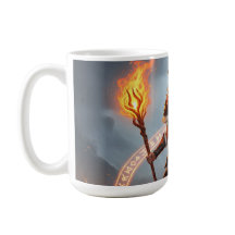 Mystischer Feuerschamane-Mug
