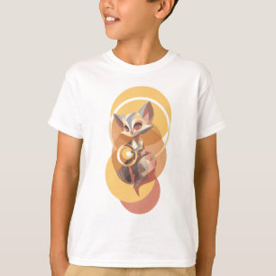 Mystischer Fuchsgeist Goldenes Licht Kinder T-Shirt