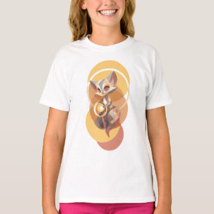 Mystischer Fuchsgeist Goldenes Licht Kinder T-Shirt