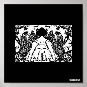 Mystischer Garten Poster