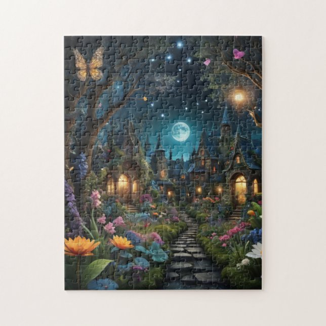 Mystischer Garten Puzzle (Vertikal)