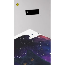 Mystischer Geist der Himmelskatze Leinwanddruck