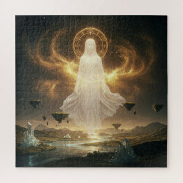 Mystischer Geist in unbekanntem Universum Puzzle