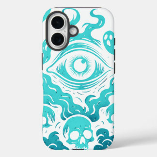 Mystischer Geister-Augen-Gothic-Horror-Handyhülle iPhone 16 Hülle