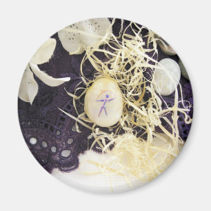 Mystischer glücklicher Kühlschrankmagnet Magnet