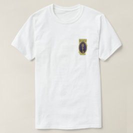 Mystischer goldener Schlüssel & Blüte: Elegantes L T-Shirt