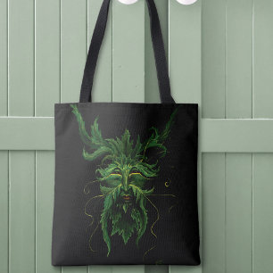 Mystischer Greenman-Waldgeist-Blattgesicht-Fantasy