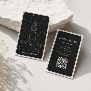 Mystischer Himmels-Meditations-Yoga-Lehrer Visitenkarte