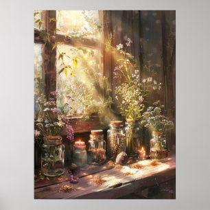 Mystischer Kern Whimsikäre Natur Poster