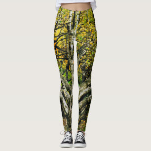 Mystischer, knorriger karelischer Birkenbaum Leggings