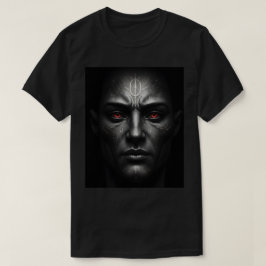 Mystischer Krieger mit leuchtenden Krimsonaugen T-Shirt