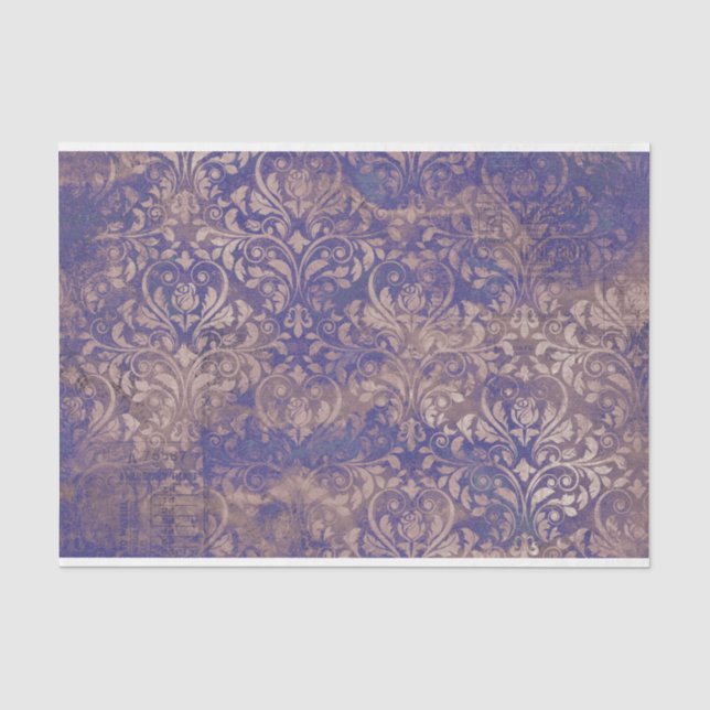 Mystischer Lavendel-Decoupage  Seidenpapier (Vorderseite)
