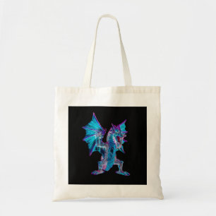 Mystischer Lebendiger Fantasy Aqua-Drache Alltag Tragetasche