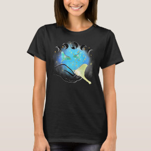 Mystischer Luna-Motten-Mond-Okkult-Psychic-Goth-Hi T-Shirt