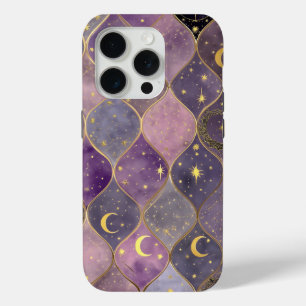 Mystischer Mond-Handyhülle – Lila Himmelsdesign Case-Mate iPhone Hülle