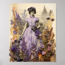 Mystischer Mondphasen-Kunstprint | Boho-Himmels-De