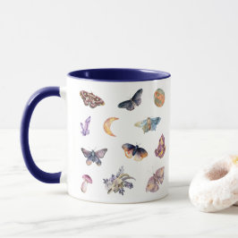 Mystischer Mottenkristall-Kaffeebecher Tasse