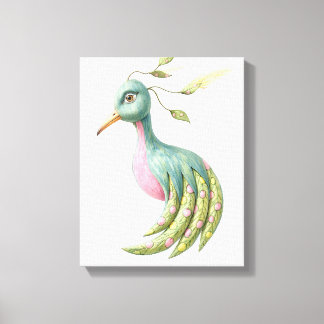 Mystischer Pfau Leinwanddruck