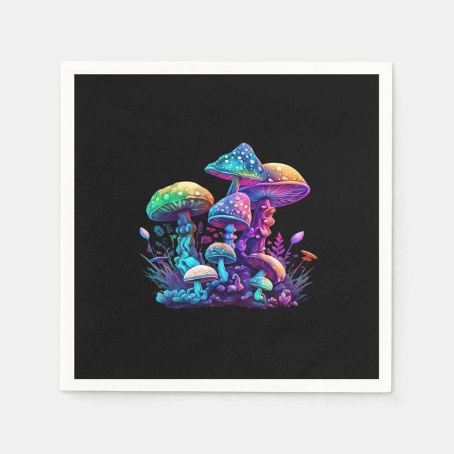 Mystischer Raum - Whimsigoth und Witchcore Wondern Serviette (Vorderseite)