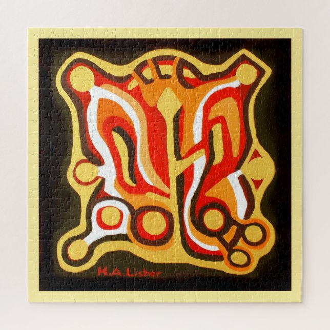 Mystischer Schild Puzzle (Vertikal)