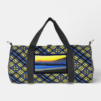 Mystischer Sonnenuntergang Duffle Bag