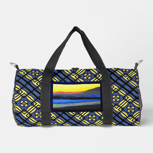 Mystischer Sonnenuntergang  Duffle Bag (Vorderseite)