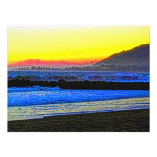 Mystischer Sonnenuntergang Fotodruck