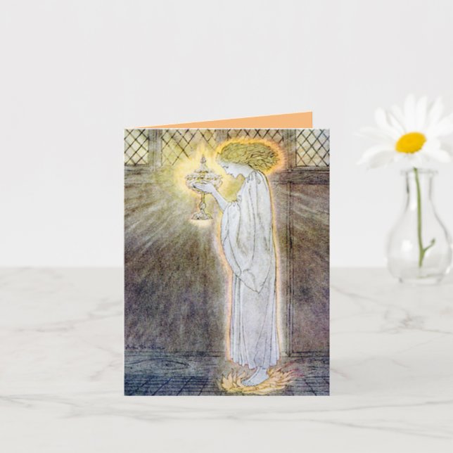 Mystischer spiritueller Segen Karte (Kleine Pflanze)