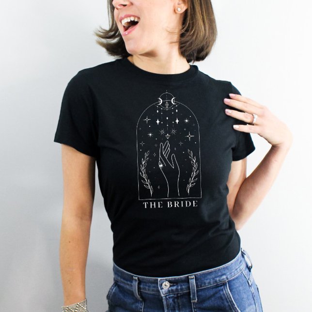 Mystischer Tarot Card Junggeselinnen-Abschied The  T-Shirt (The Bride T-shirt Mystical Tarot Card Bachelorette Party Matching Shirts)