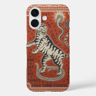 Mystischer Tiger und Schlangen-Symbolkunst-Handyhü iPhone 16 Hülle