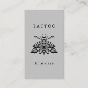 Mystischer Todesmoth Tattoo Aftercare Instructions Visitenkarte