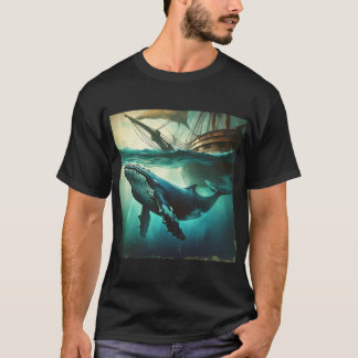 Mystischer Traumwal. T-Shirt