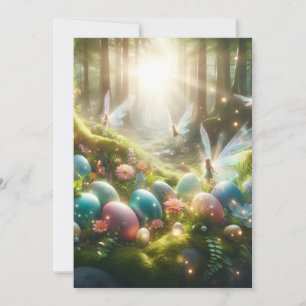 Mystischer Wald Fee Magischer Frühling Eier Ankündigung