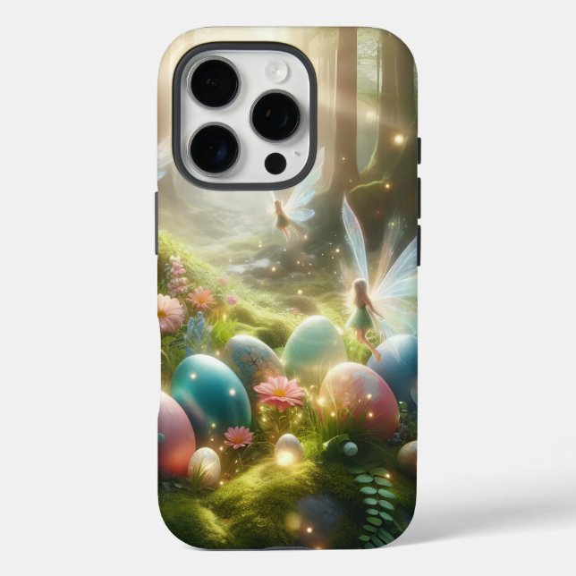 Mystischer Wald Fee Magischer Frühling Eier Case-Mate iPhone Hülle (Rückseite)