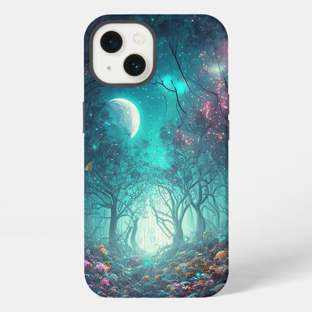 Mystischer Wald  iPhone Hülle (Rückseite)