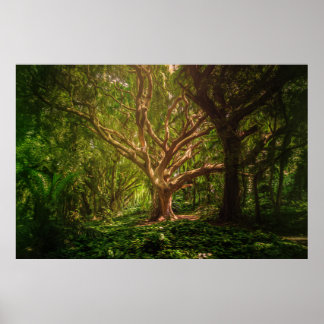 Mystischer Wald Poster