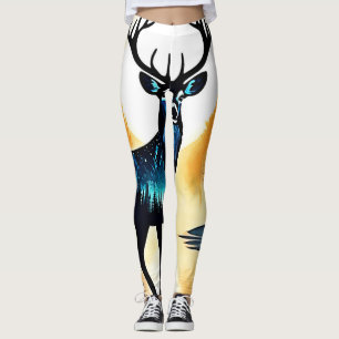 Mystischer Waldhirsch Leggings