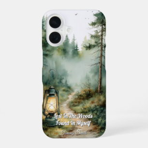Mystischer Waldlaterne - Vintage-Ästhetik iPhone 16 Hülle