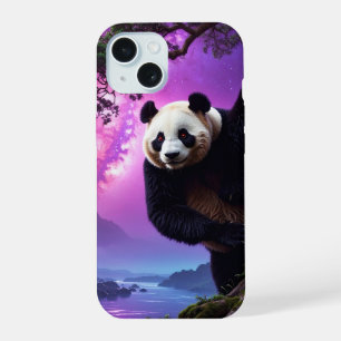 Mystischer Waldpanda iPhone 15 Hülle