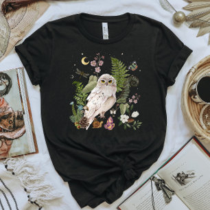 Mystischer weißer OWL-T - Shirt