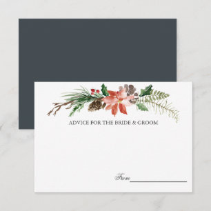 Mystischer Winter    Hochzeitsratgeberkarten Einladung