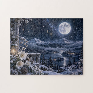 Mystischer Winter Steinbock Wassermann Zodiac Nach Puzzle
