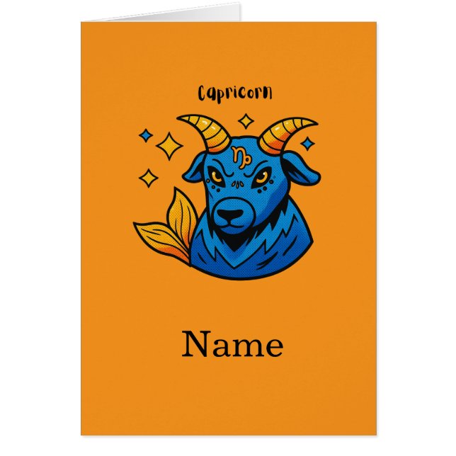Mystischer Zodiak Steinbock Seebock Astrologie (Vorne)