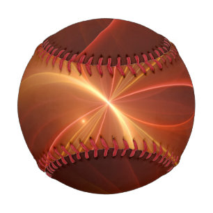 Mystisches Abstraktes Fraktal Kunst Moderne, warme Baseball