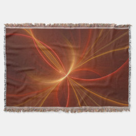 Mystisches Abstraktes Fraktal Kunst Moderne, warme Decke