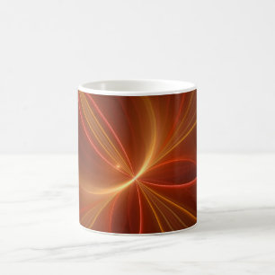 Mystisches Abstraktes Fraktal Kunst Moderne, warme Kaffeetasse