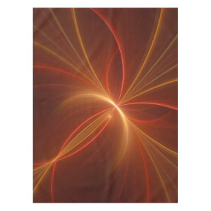 Mystisches Abstraktes Fraktal Kunst Moderne, warme Tischdecke